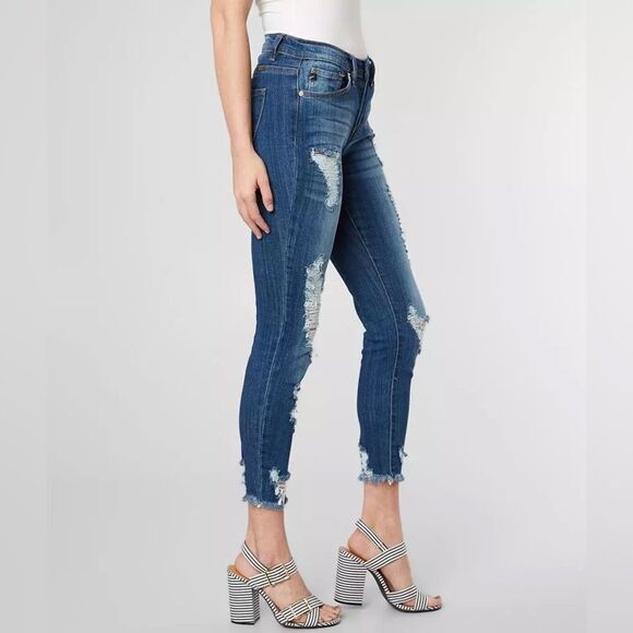 KanCan Mid-Rise Ankle Skinny Stretch Jean NEW with tags 27/7 - Picture 2 of 13